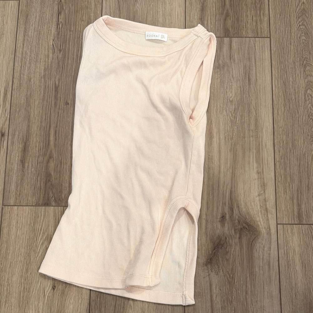 Kookai Women's Soft Peach Tank Top